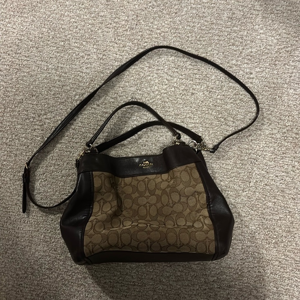 Coach brown purse